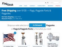 Tablet Screenshot of flagdesk.com